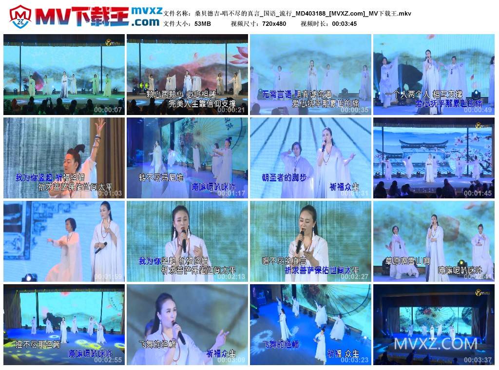 桑贝德吉-唱不尽的真言_国语_流行_MD403188